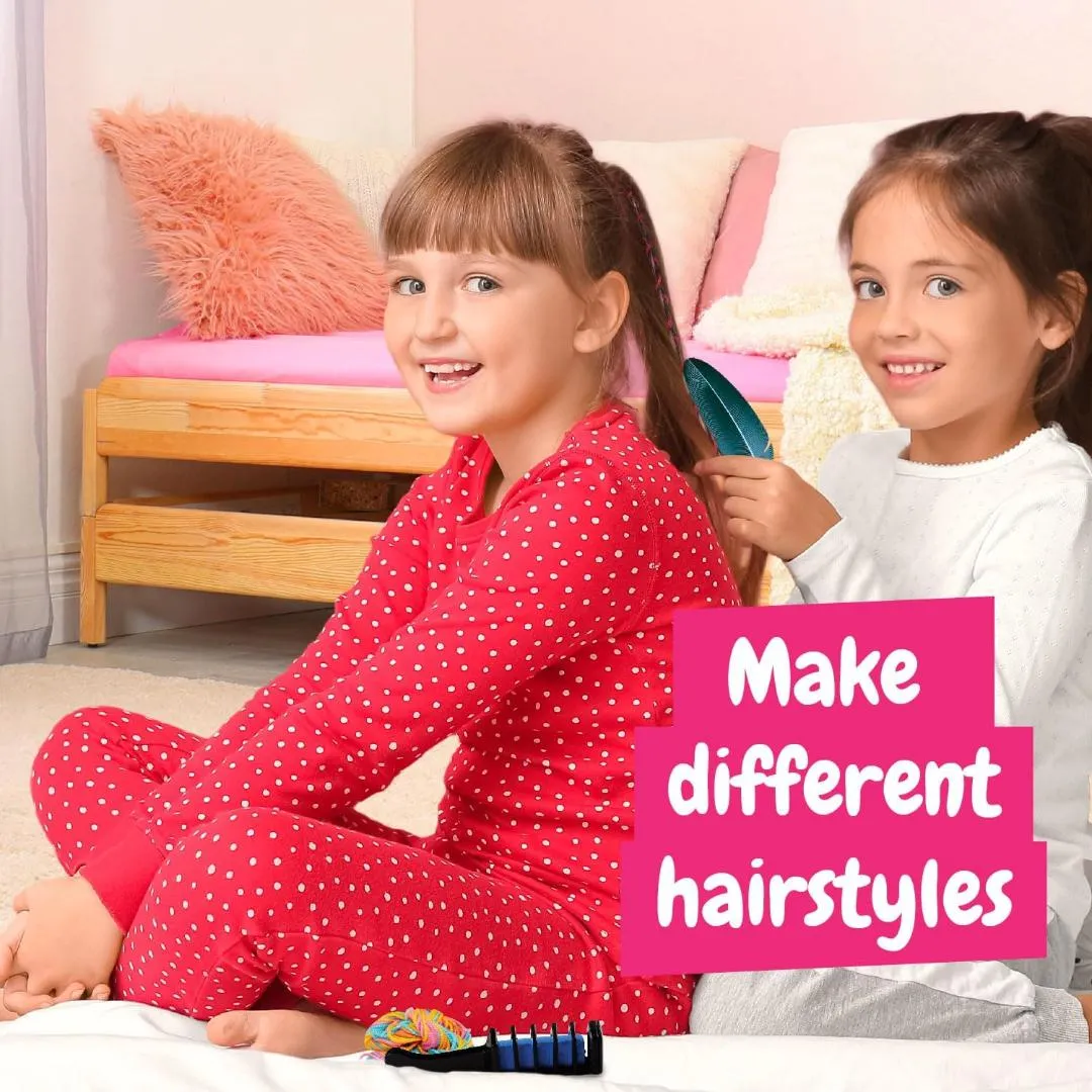 Science4you Hair Studio ,Hair Accessories Gift Set with Temporary Hair Dye for Kids