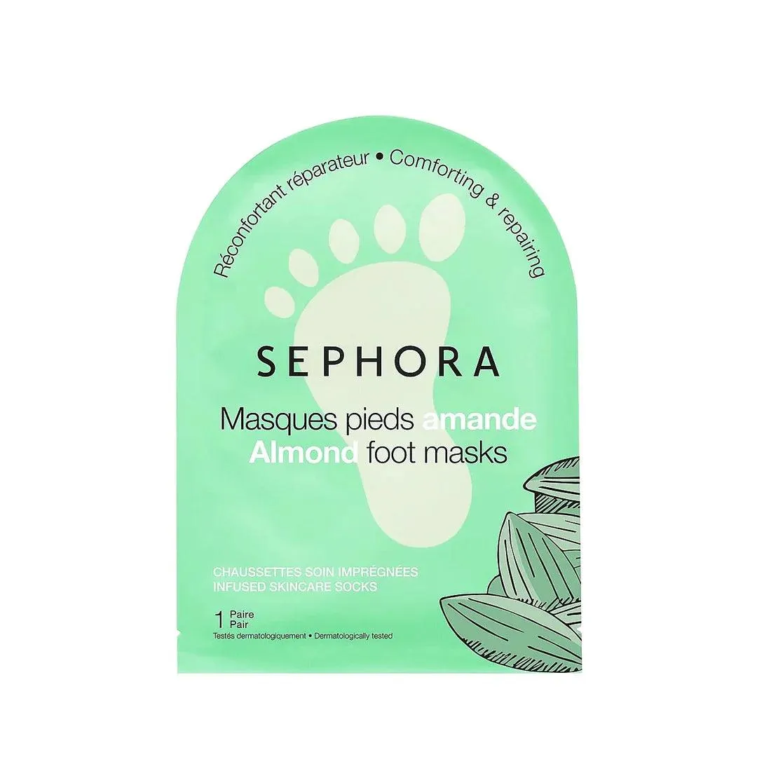 SEPHORA - 1 pair of Almond foot masks