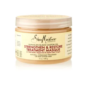 SHEA MOISTURE JAMAICAN BLACK CASTOR OIL Strengthen & Restore Treatment Masque ماسك الشعر