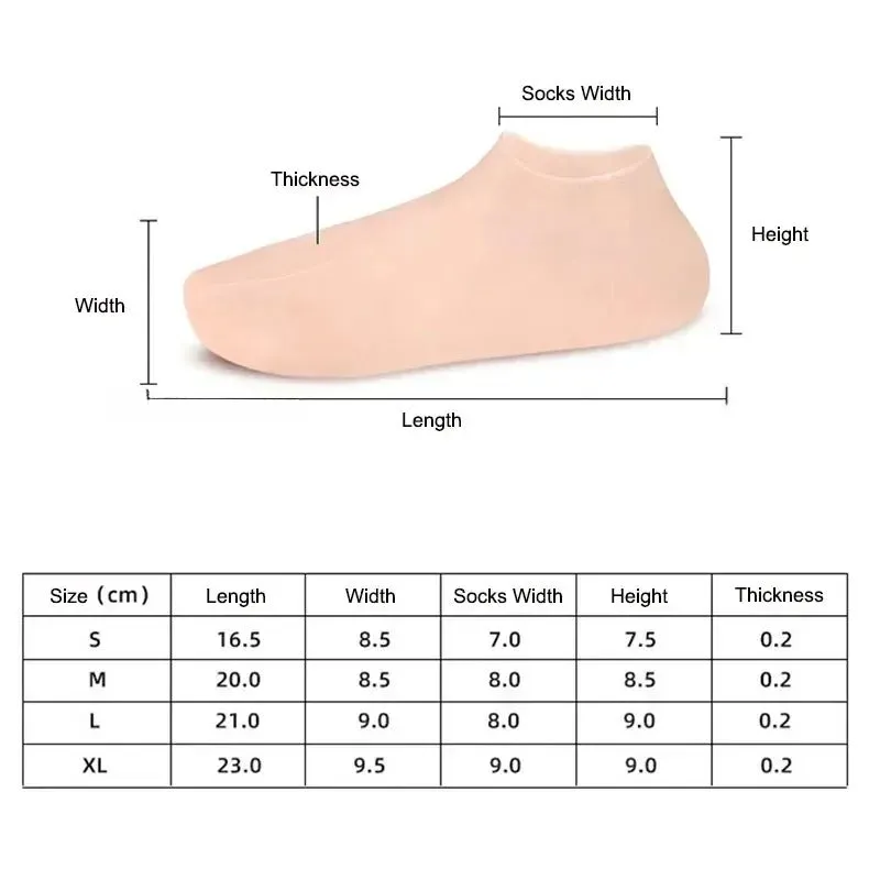 silicone foot socks