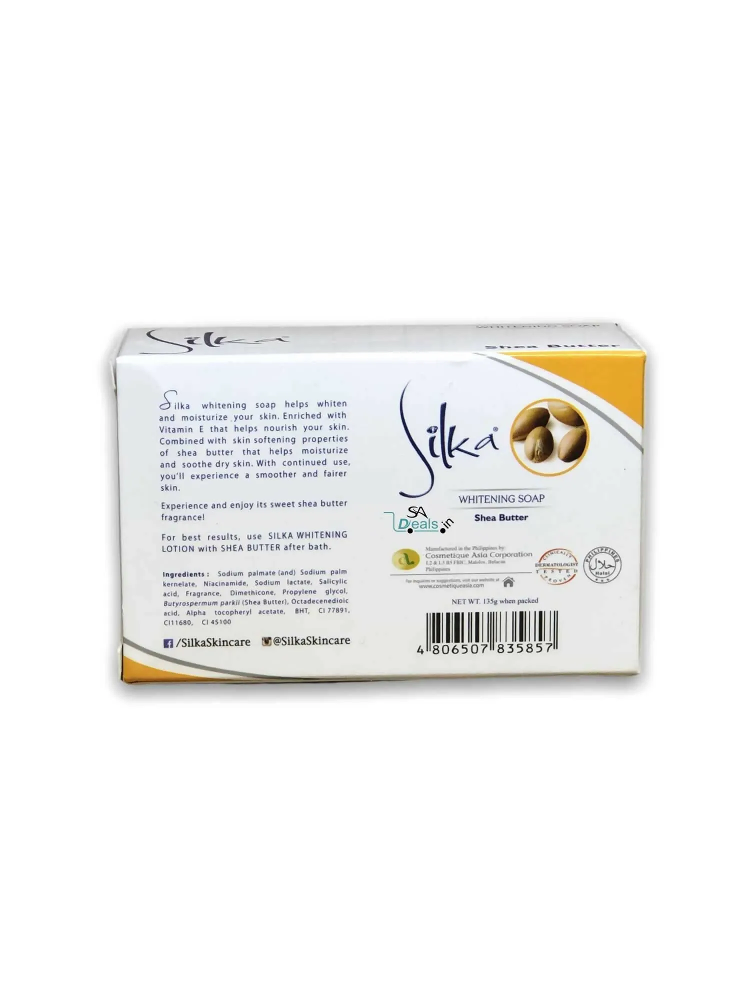 Silka Shea Butter WHITENING SOAP 135g