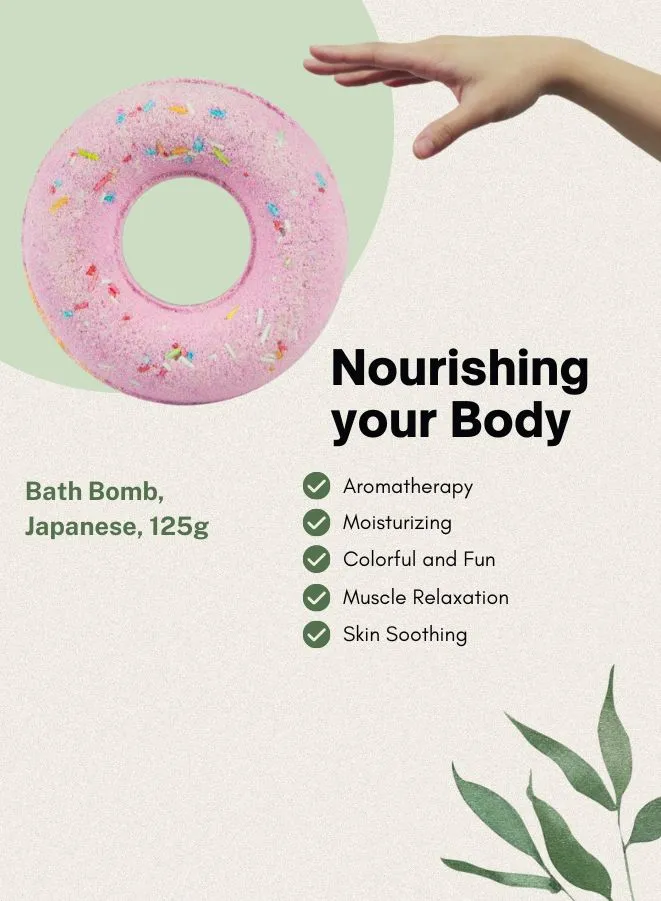 Soap&Friends Japanese Fizzy Bath Donut - 125g