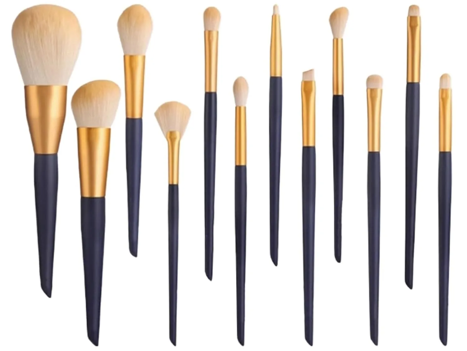 Soft Hair 12pcs Makeup Brushes Set Beauty Tools Loose Powder Brush