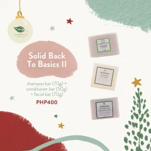 Solid Back To Basics II (shampoo   conditioner bar   facial bar)
