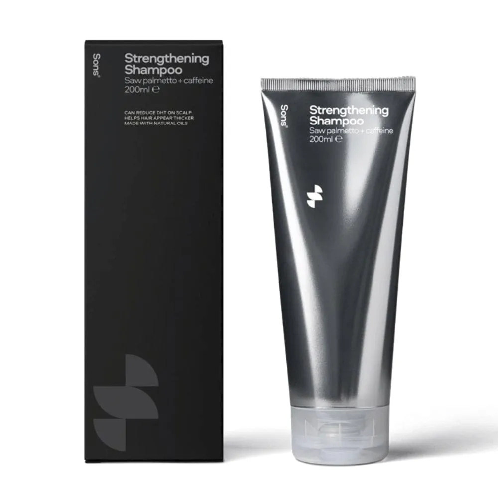 Sons Saw Palmetto   Caffeine Strengthening Shampoo 200ml