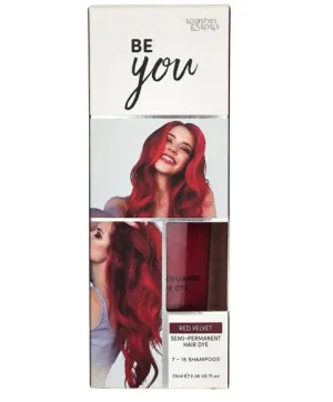 Splashes And Spills Be You Red Velvet Semi Permanent Hair Dye
