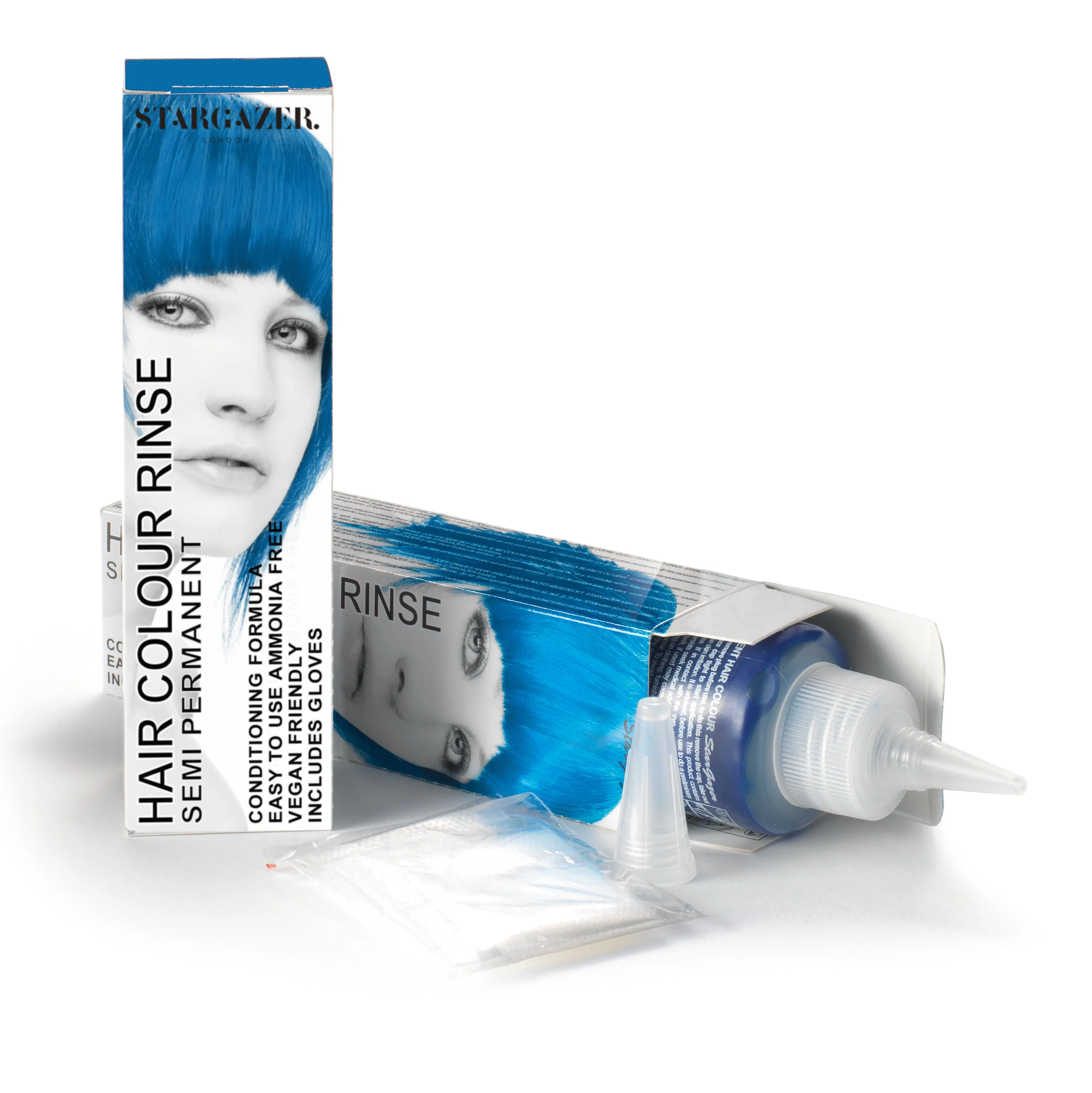 Stargazer Vegan Semi-Permanent Hair Color In Foxy Red, Cruelty Free & Ammonia Free Conditioning Super Vibrant Long Lasting Hair Dye Made In The UK. Same Great Formula Since 1984, Includes Disposable Gloves For Application, 2.37 fl. oz. 3