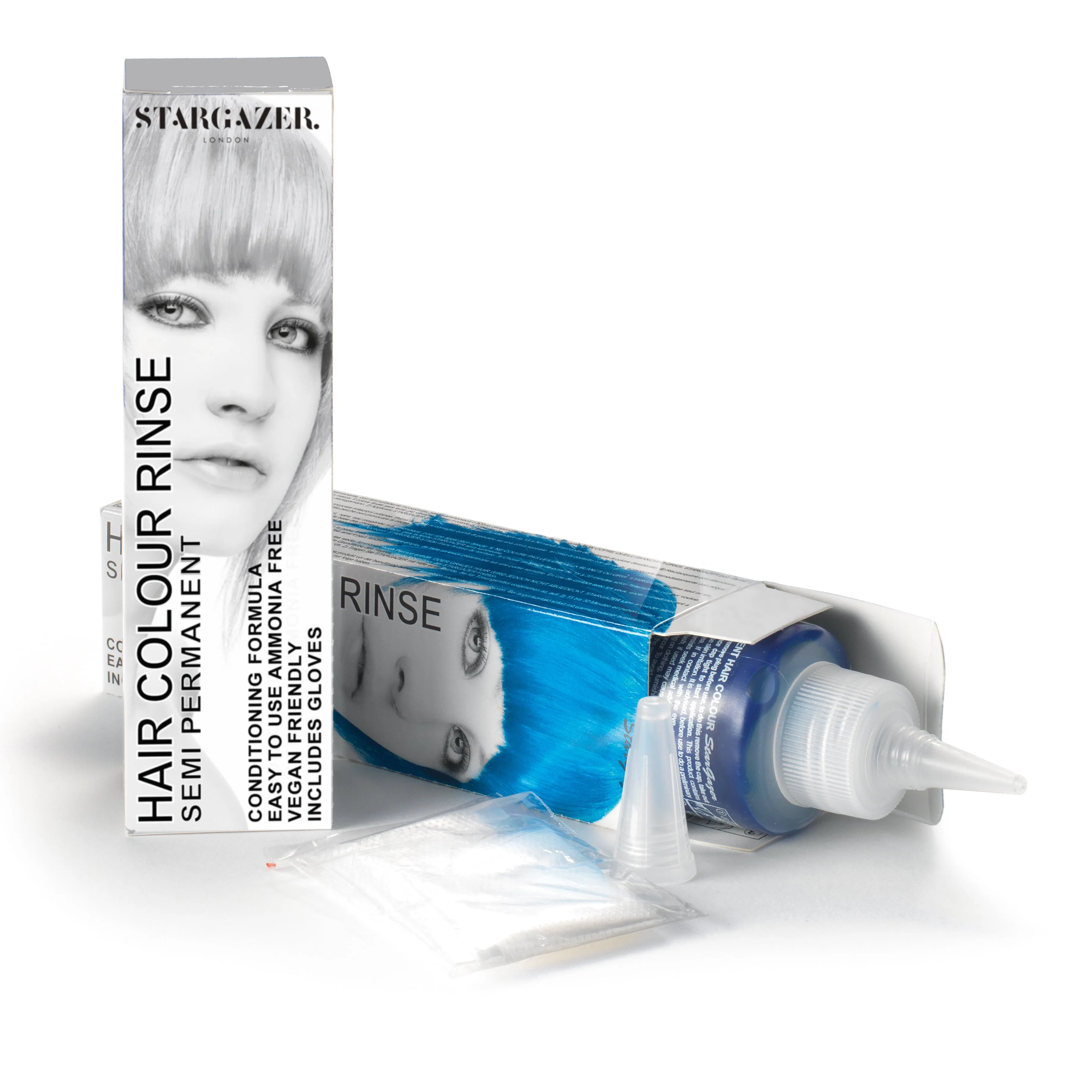 Stargazer Vegan Semi-Permanent Hair Color In Foxy Red, Cruelty Free & Ammonia Free Conditioning Super Vibrant Long Lasting Hair Dye Made In The UK. Same Great Formula Since 1984, Includes Disposable Gloves For Application, 2.37 fl. oz. 3
