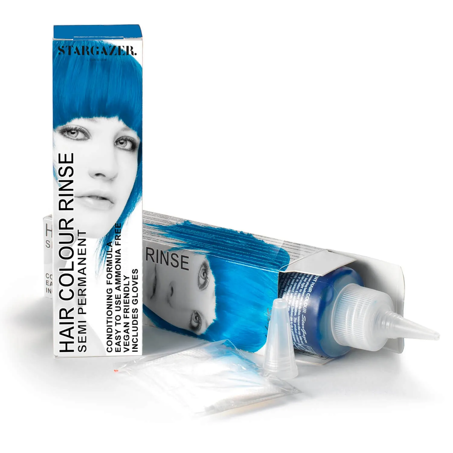 Stargazer Vegan Semi-Permanent Hair Color In Foxy Red, Cruelty Free & Ammonia Free Conditioning Super Vibrant Long Lasting Hair Dye Made In The UK. Same Great Formula Since 1984, Includes Disposable Gloves For Application, 2.37 fl. oz. 3
