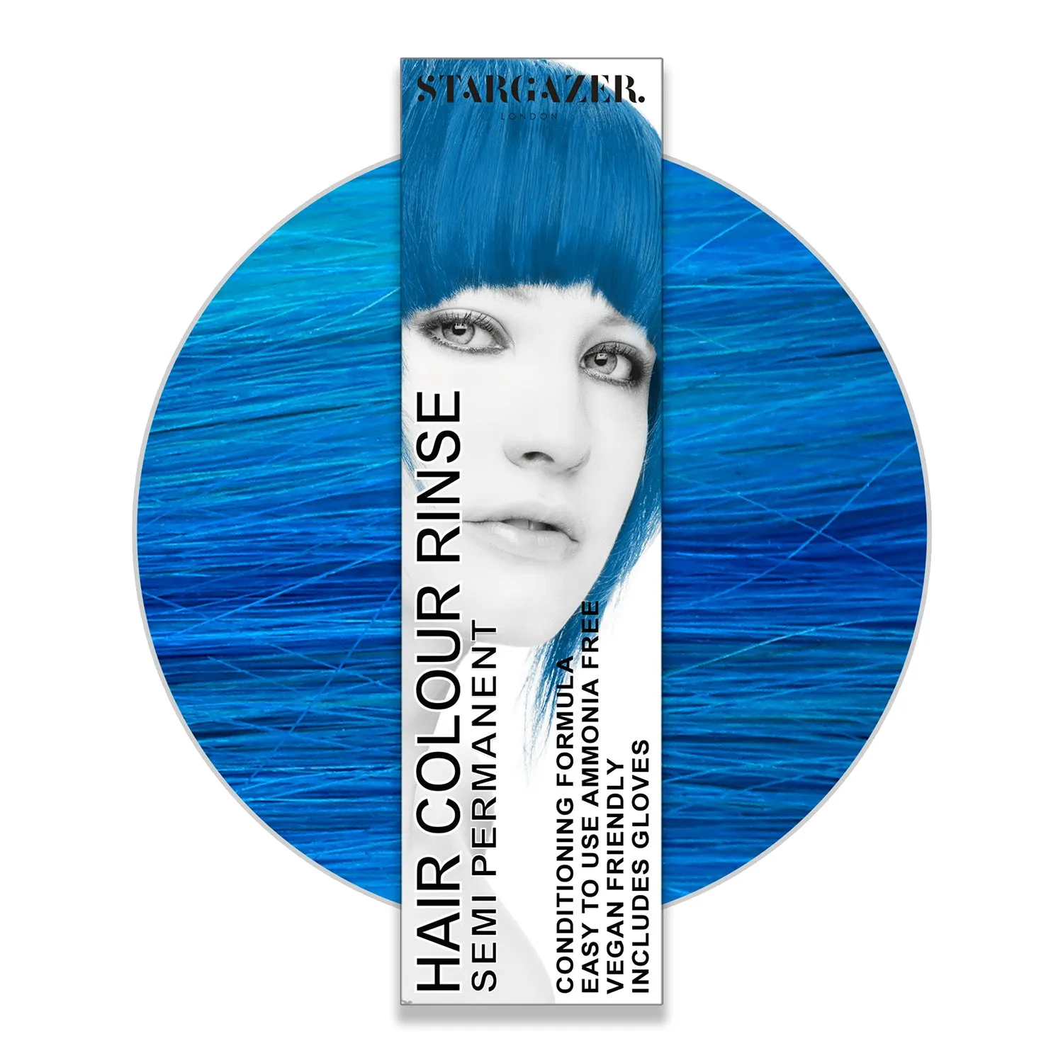 Stargazer Vegan Semi-Permanent Hair Color In Foxy Red, Cruelty Free & Ammonia Free Conditioning Super Vibrant Long Lasting Hair Dye Made In The UK. Same Great Formula Since 1984, Includes Disposable Gloves For Application, 2.37 fl. oz. 3