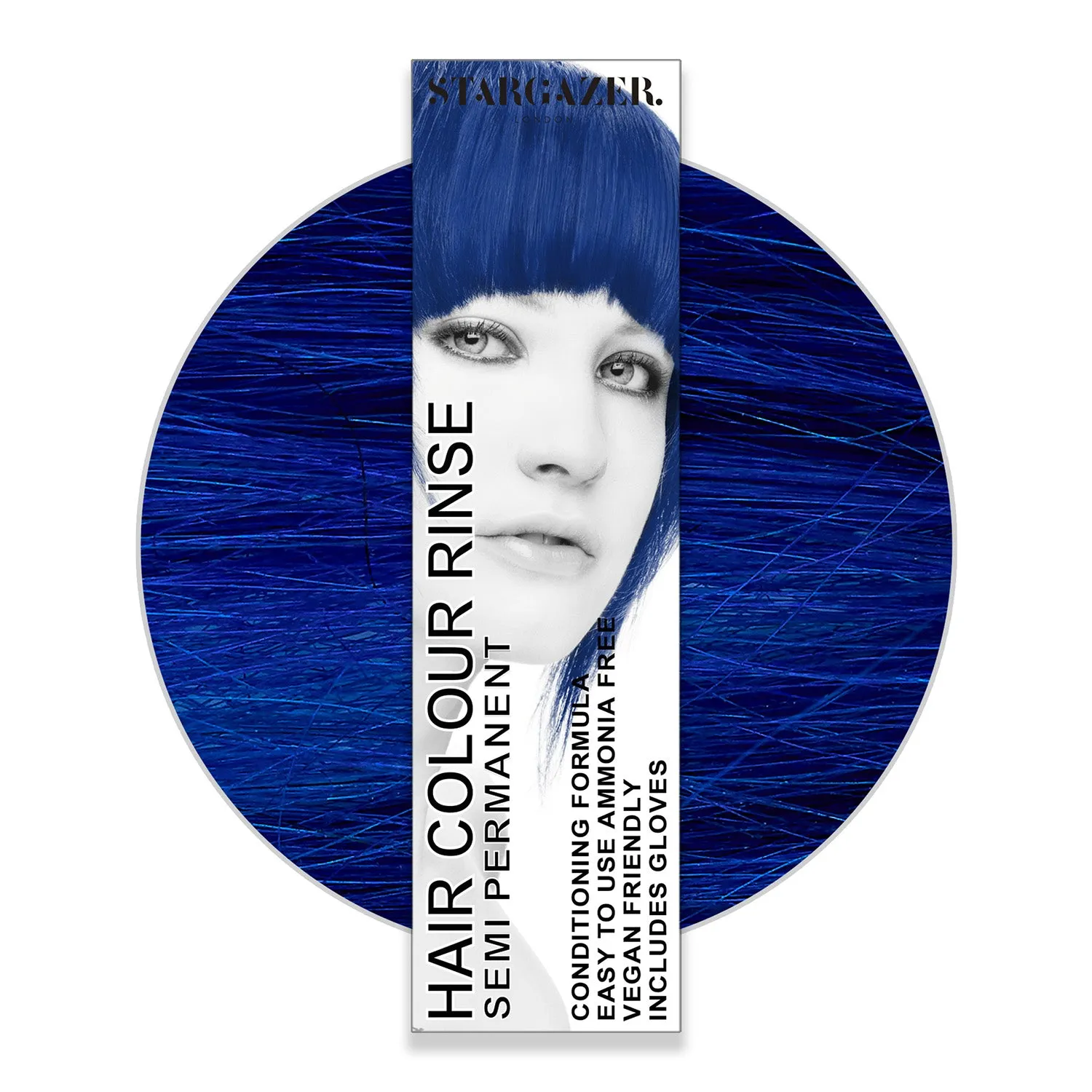 Stargazer Vegan Semi-Permanent Hair Color In Foxy Red, Cruelty Free & Ammonia Free Conditioning Super Vibrant Long Lasting Hair Dye Made In The UK. Same Great Formula Since 1984, Includes Disposable Gloves For Application, 2.37 fl. oz. 3