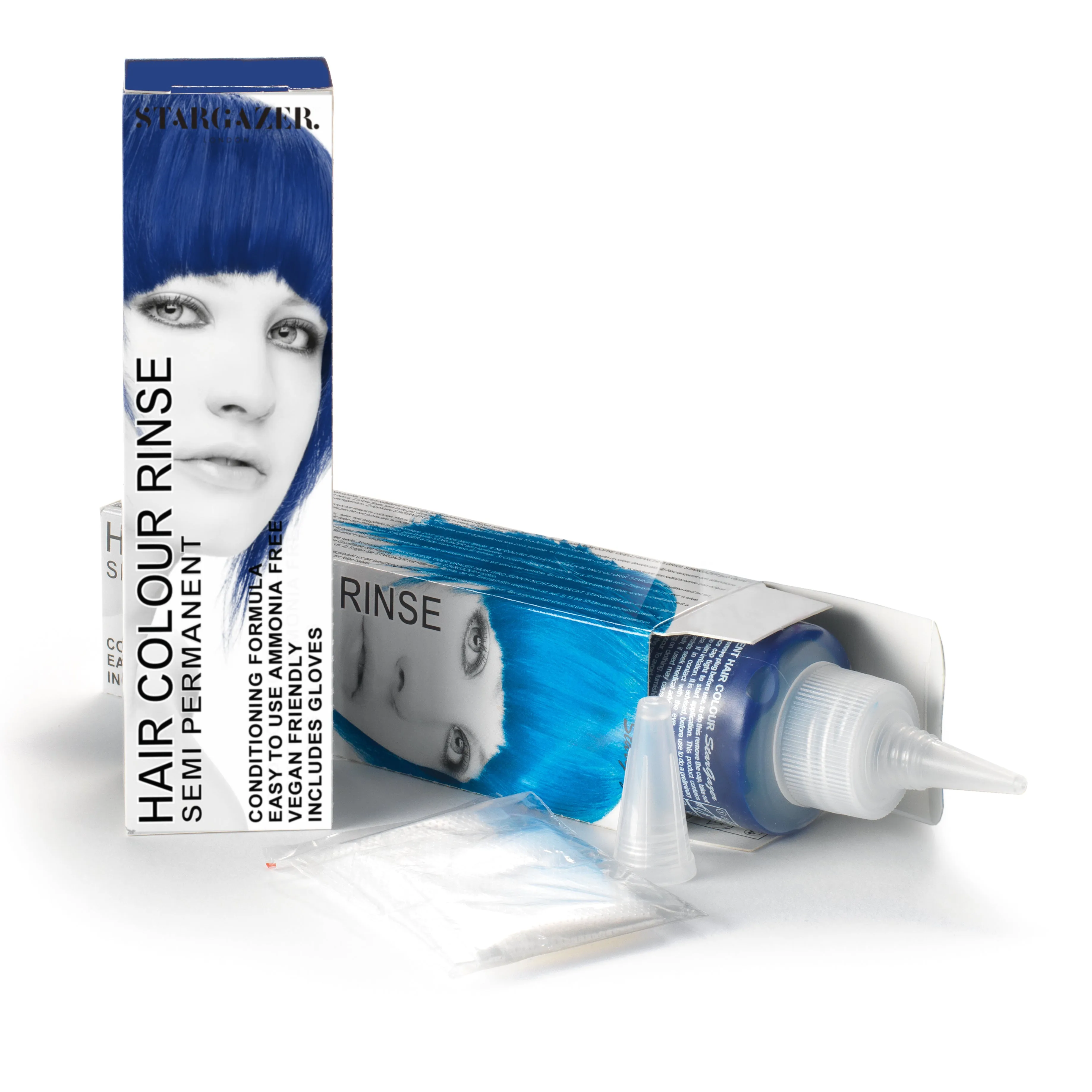 Stargazer Vegan Semi-Permanent Hair Color In Foxy Red, Cruelty Free & Ammonia Free Conditioning Super Vibrant Long Lasting Hair Dye Made In The UK. Same Great Formula Since 1984, Includes Disposable Gloves For Application, 2.37 fl. oz. 3
