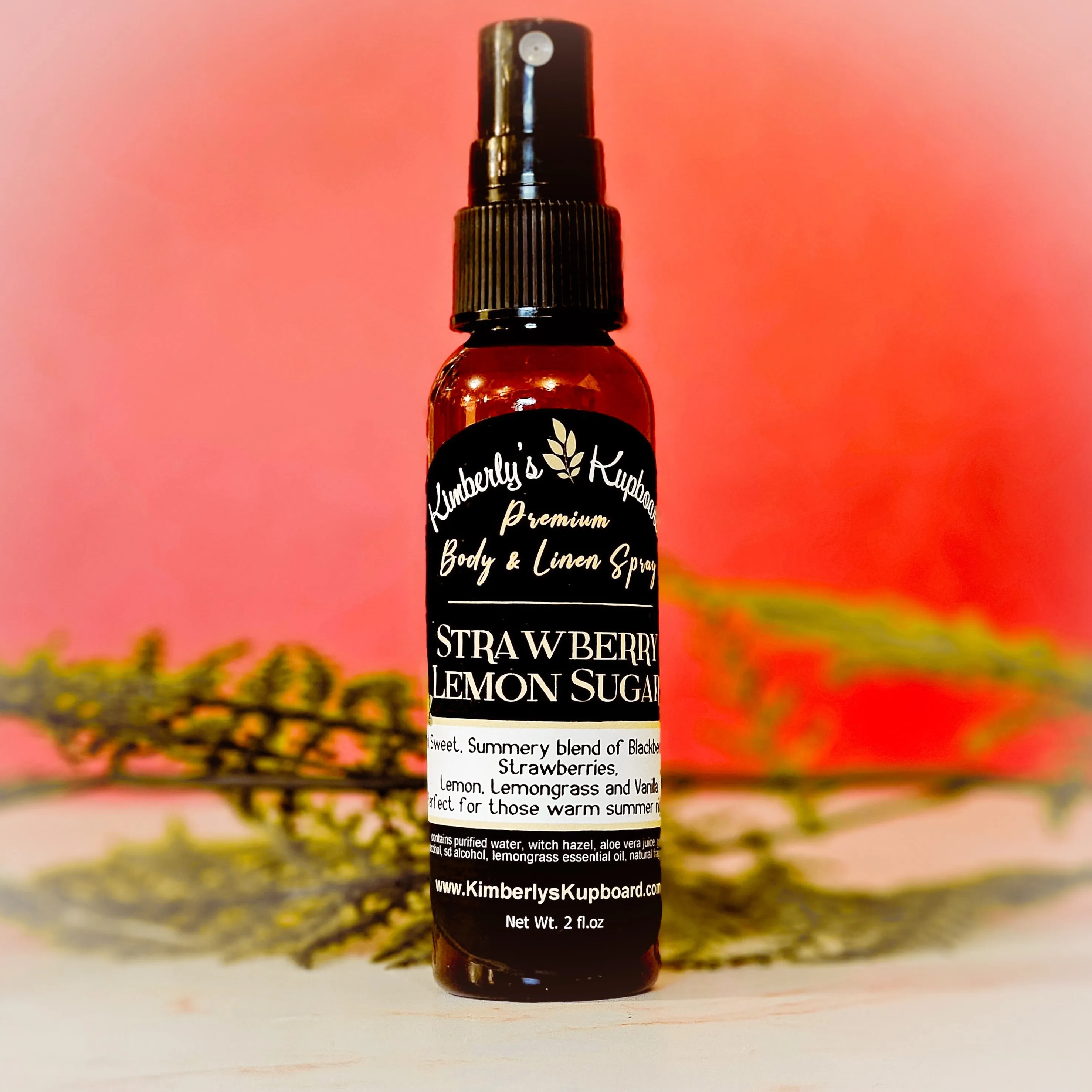 Strawberry Lemon & Sugar Premium Body and Linen Spray