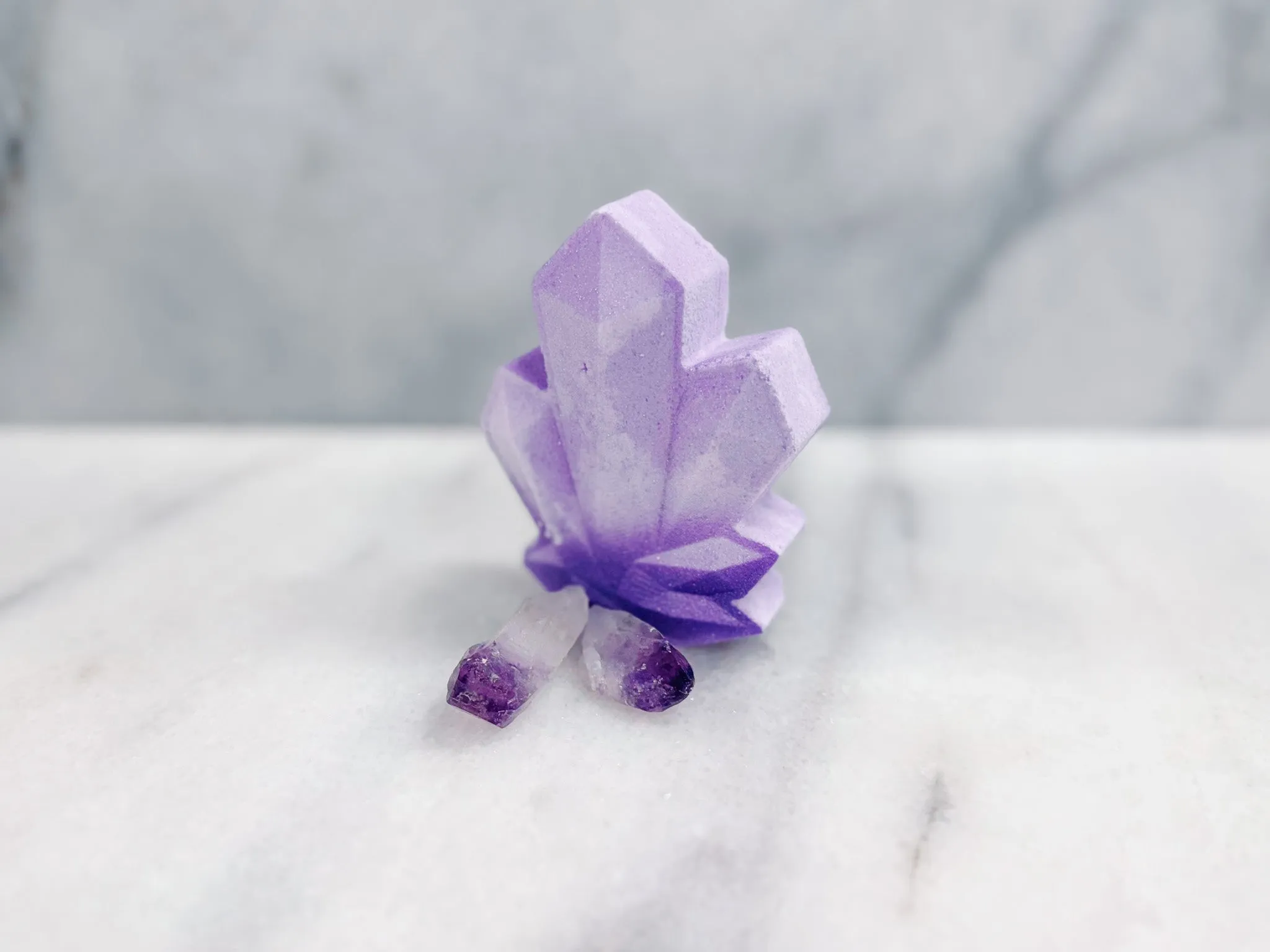 Stress Shooter Crystal Cluster Bath Bomb - 100% Natural