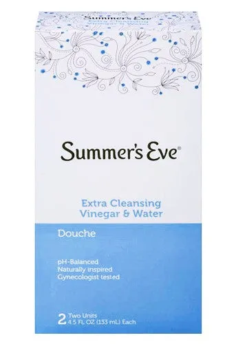 Summer's Eve Douche Extra Cleansing Vinegar & Water 133 ml x2