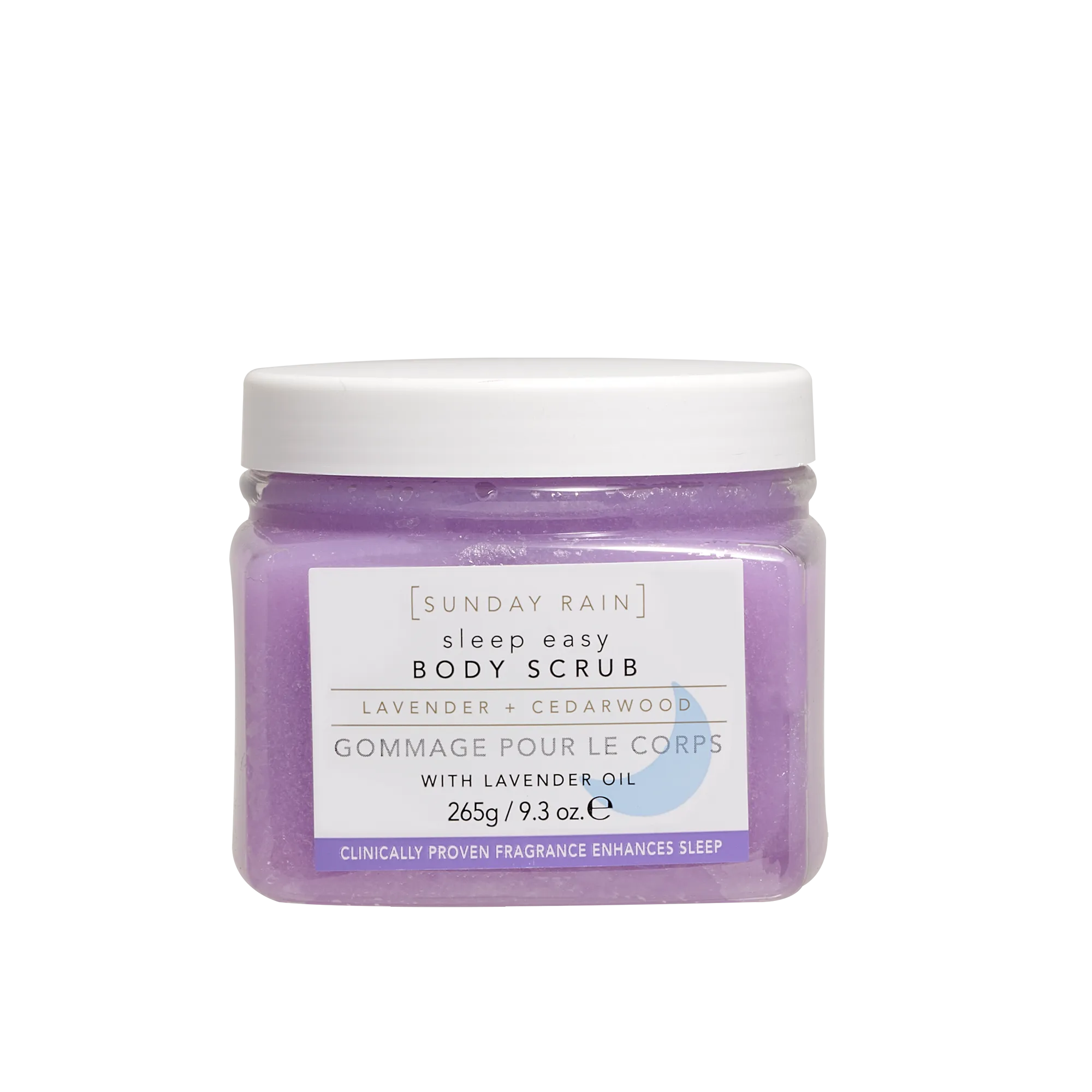 Sunday Rain Sleep Easy Body Scrub Lavender and Cedarwood, 265g