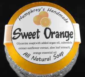 SWEET ORANGE Soap | Essential Oil | Shave Soap | Body Bar | Shampoo Puck