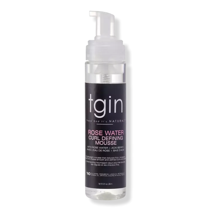 tgin - Rose Water Curl Defining Mousse - 236ml