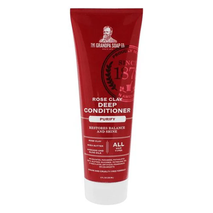 The Grandpa Soap Co. - Deep Conditioner Rose Clay, 8 fl oz | Pack of 3