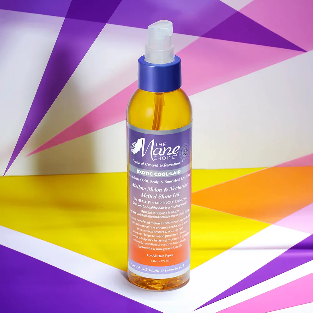 The Mane Choice Exotic Cool Laid Mellow Melon & Nectarine Melted Shine Oil