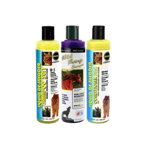 Three Shampoo and Conditioner Set 11oz by Wild Animal