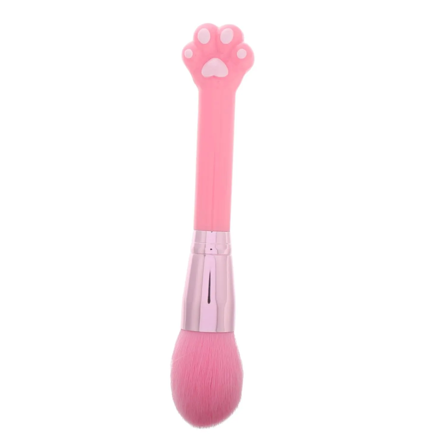 Travel Makeup Brush Set Cat Paw Design Soft Bristles for Powder Blush for Women Girls
