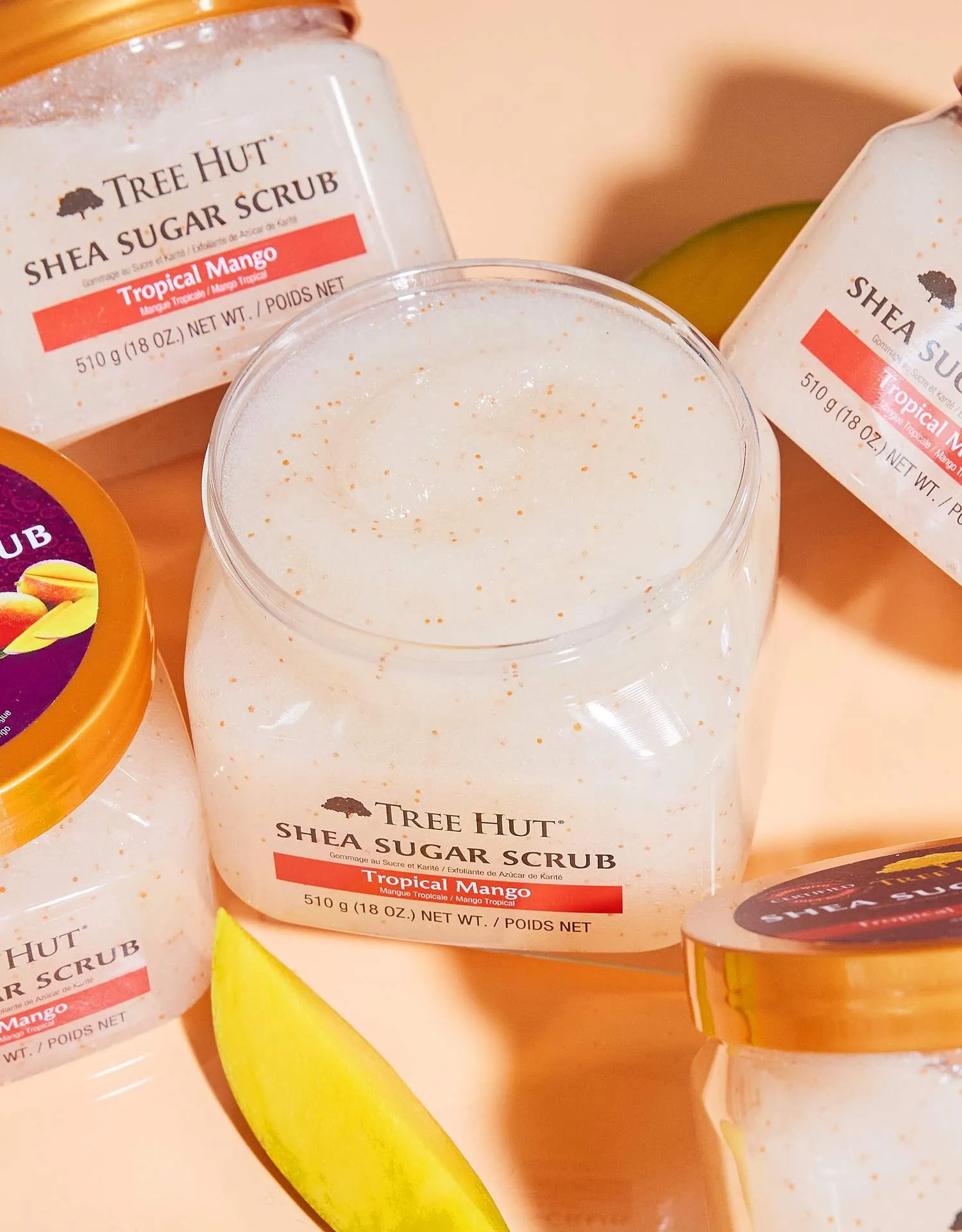 TREE HUT Shea Suga Scrub Tropical Mango سكراب الجسم بالمانكو الاستوائيه