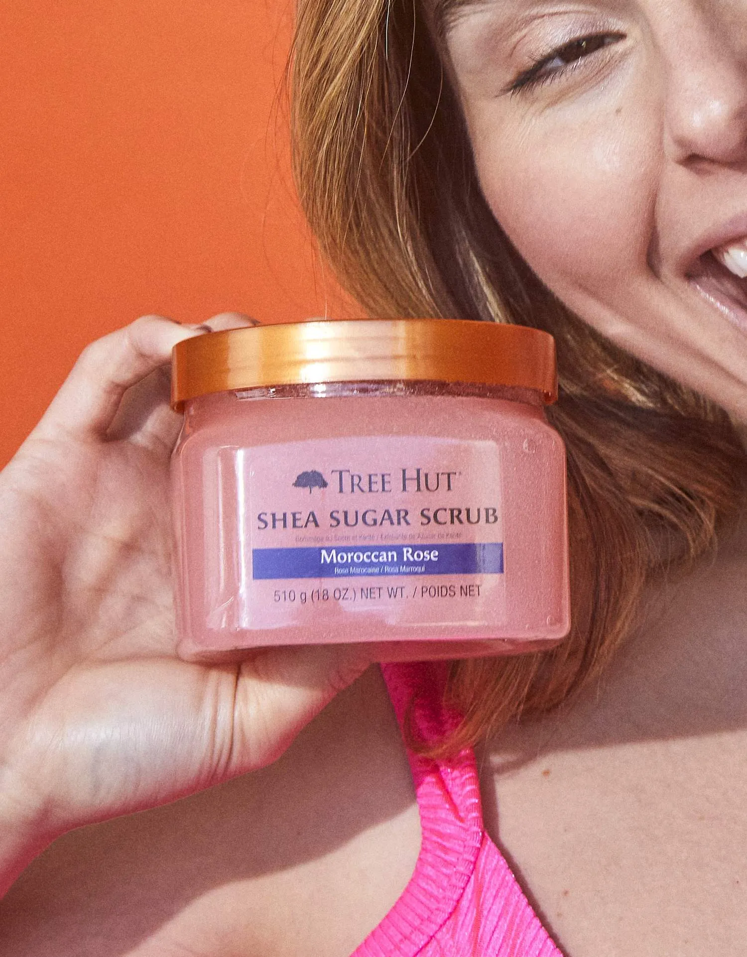 TREE HUT Shea Sugar Scrub Moroccan Rose سكراب الجسم بالازهار المغربية