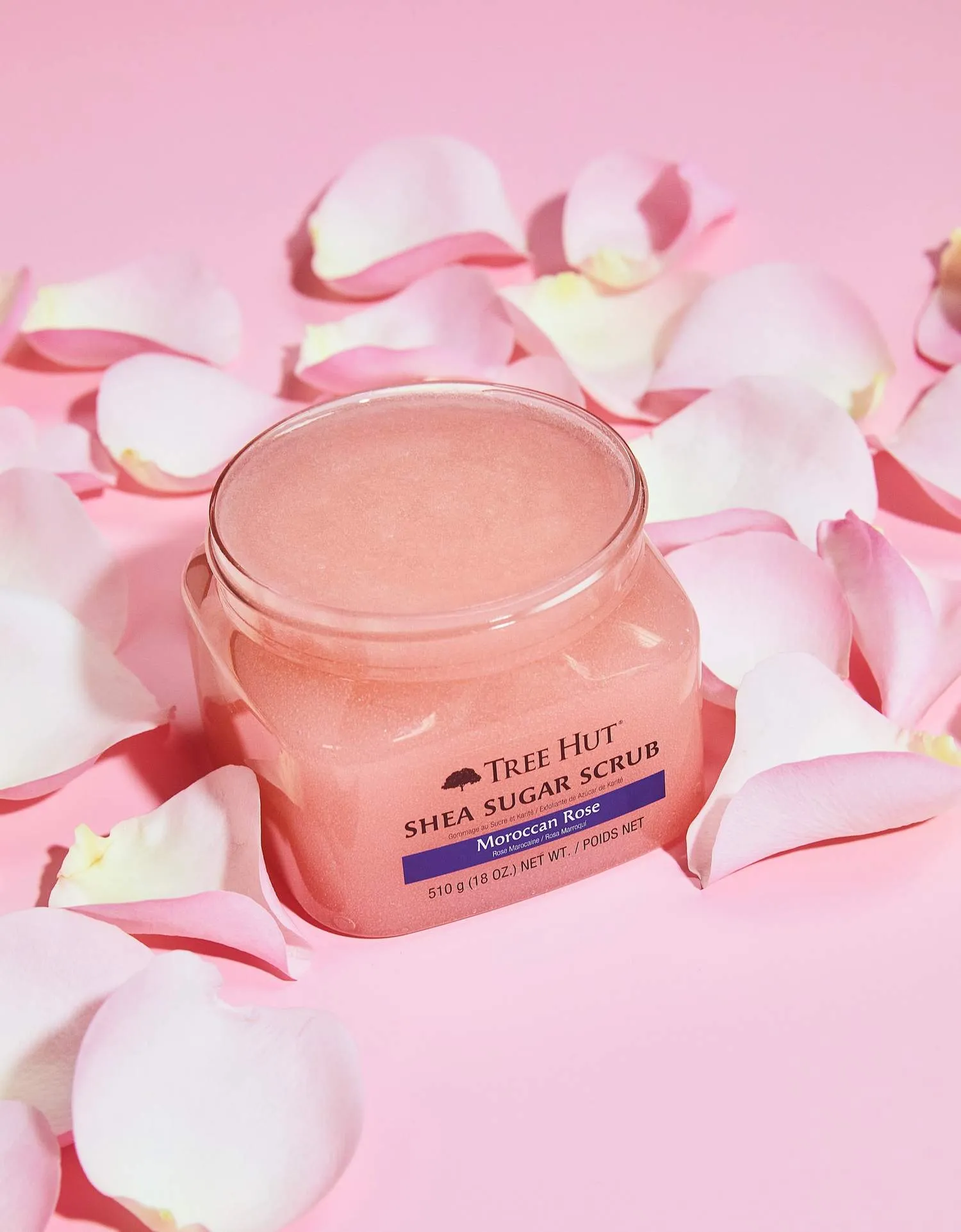 TREE HUT Shea Sugar Scrub Moroccan Rose سكراب الجسم بالازهار المغربية