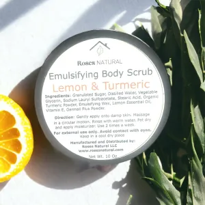 Turmeric   Lemon Emulsifying Body Scrub
