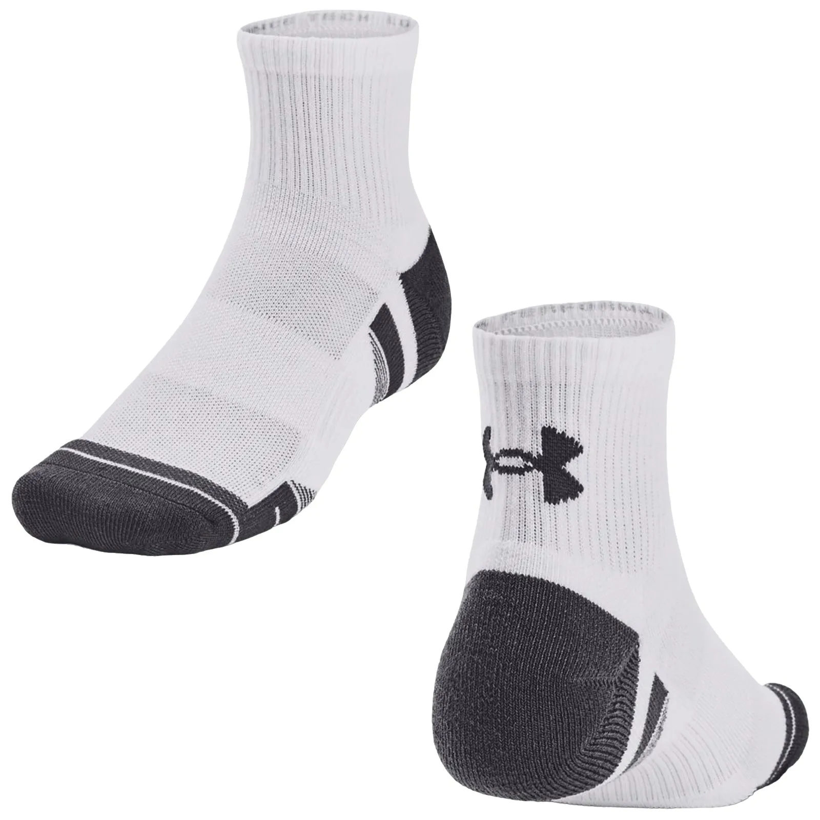 Under Armour Performance Tech Quarter Socks (3 Pairs)