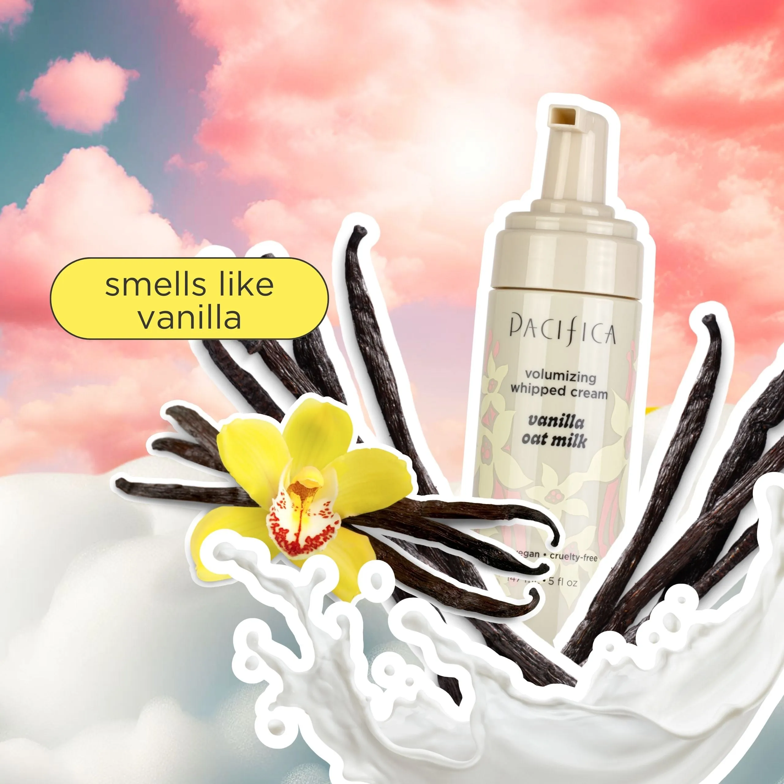 Vanilla Oat Milk Volumizing Mousse