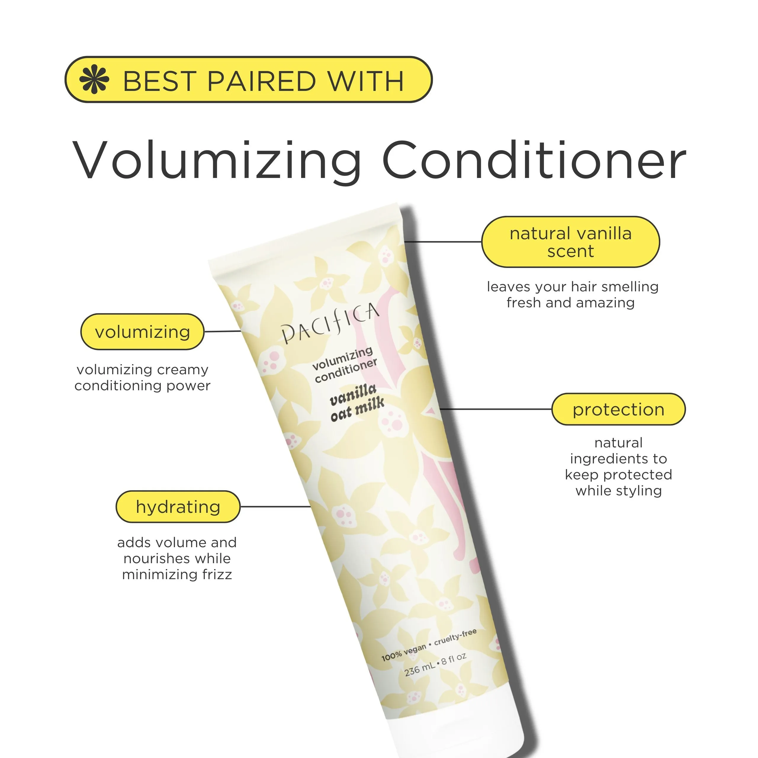 Vanilla Oat Milk Volumizing Mousse