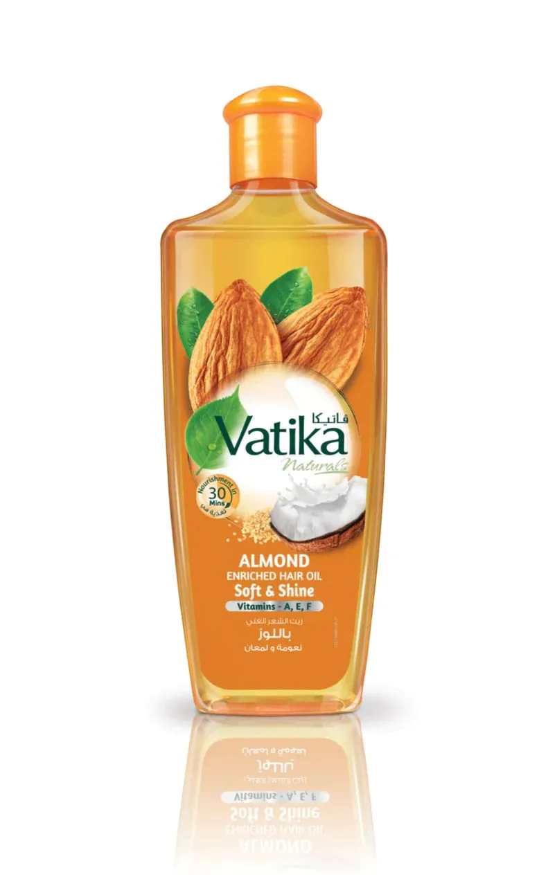 Vatika Almond Enriched Softness & Shine Hair Oil, 100ml