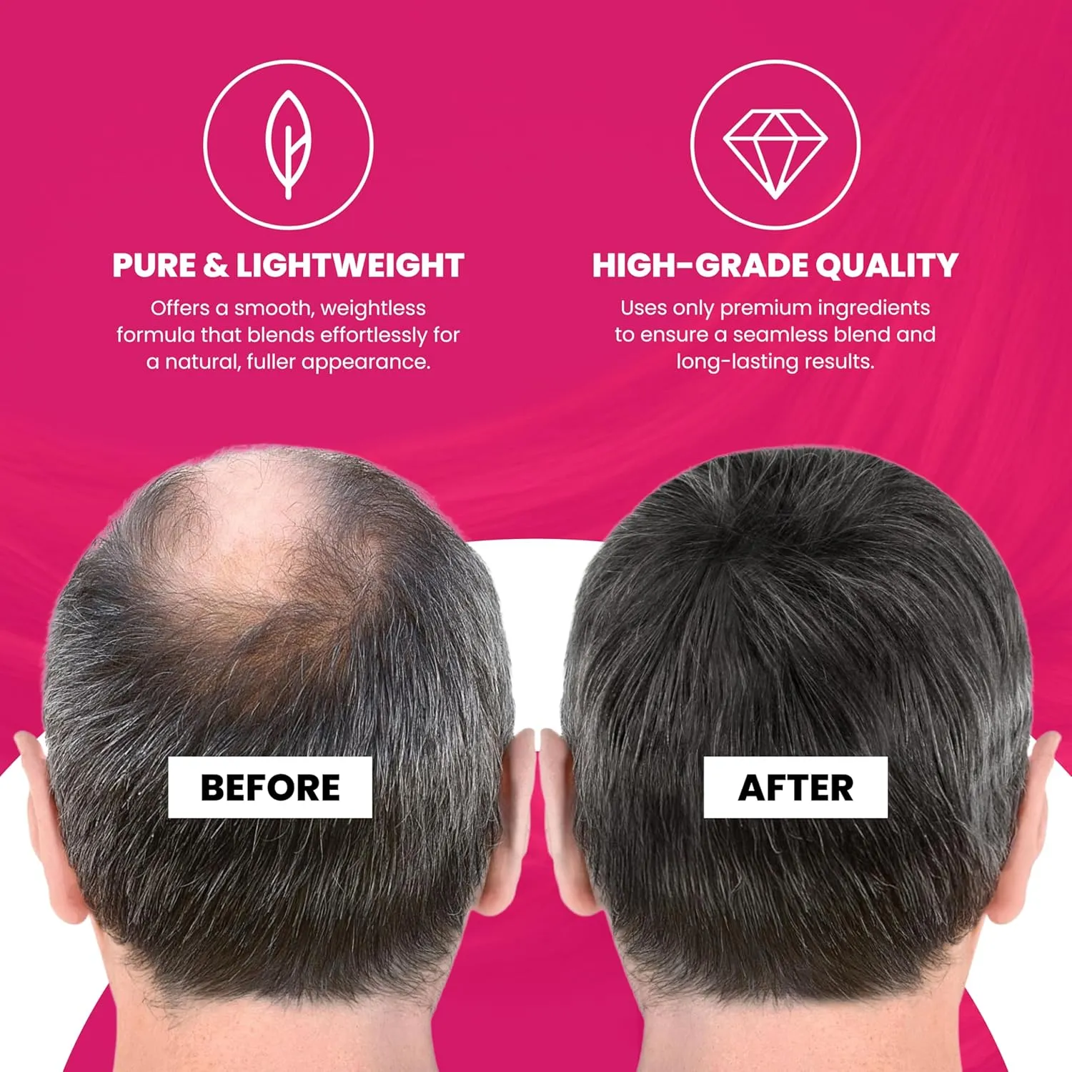 VELO Hairline PowderMEDIUM BROWN Hair Root Touch Up Powder for Women & MenInstantly Covers Gray Hair, Thinning Hair & Bald SpotsSweatproof Root Cover UpPuff & Mirror Compact, 13 Shades