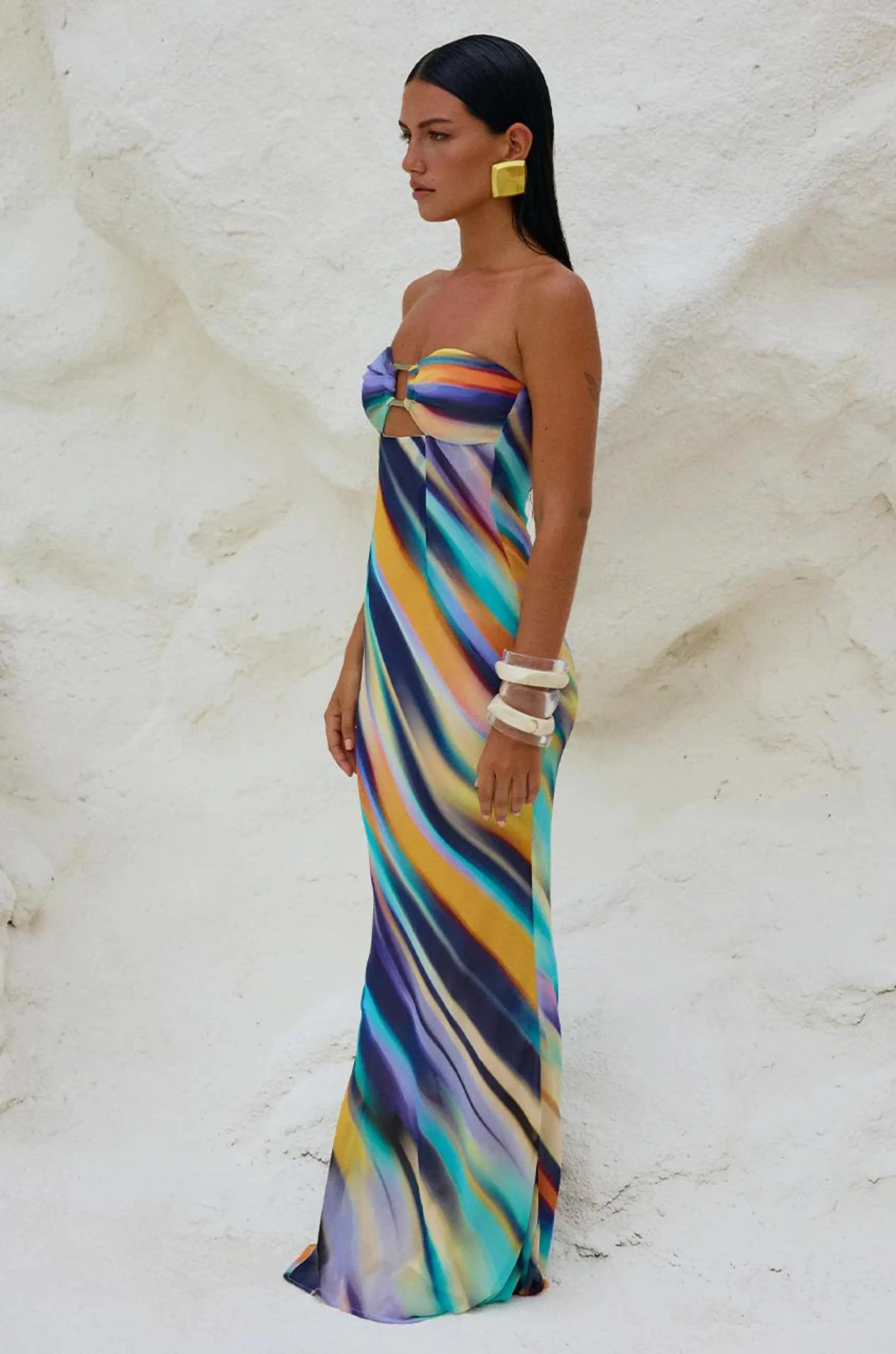 Velzy Strapless Dress by Runaway The Label