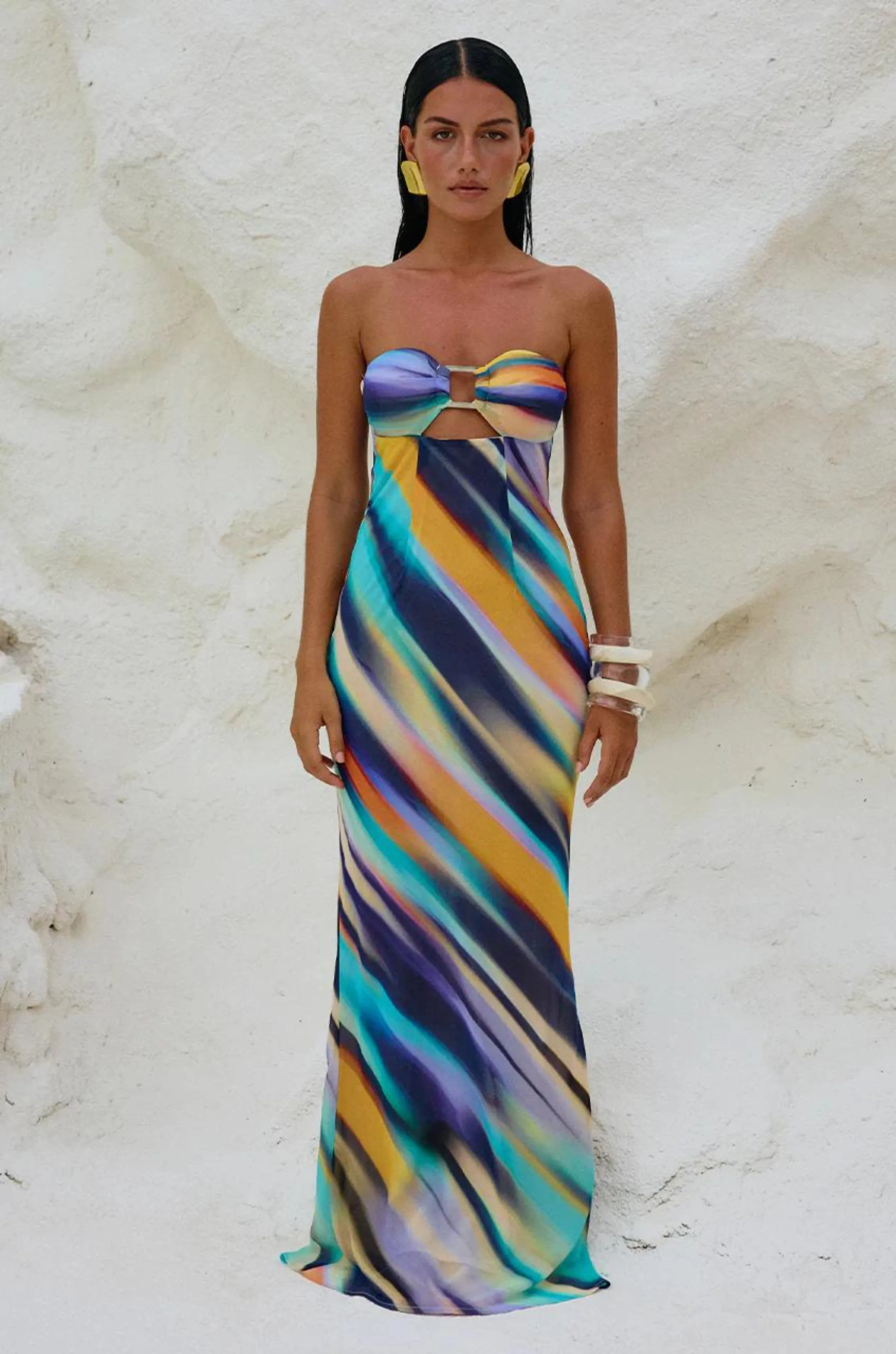 Velzy Strapless Dress by Runaway The Label