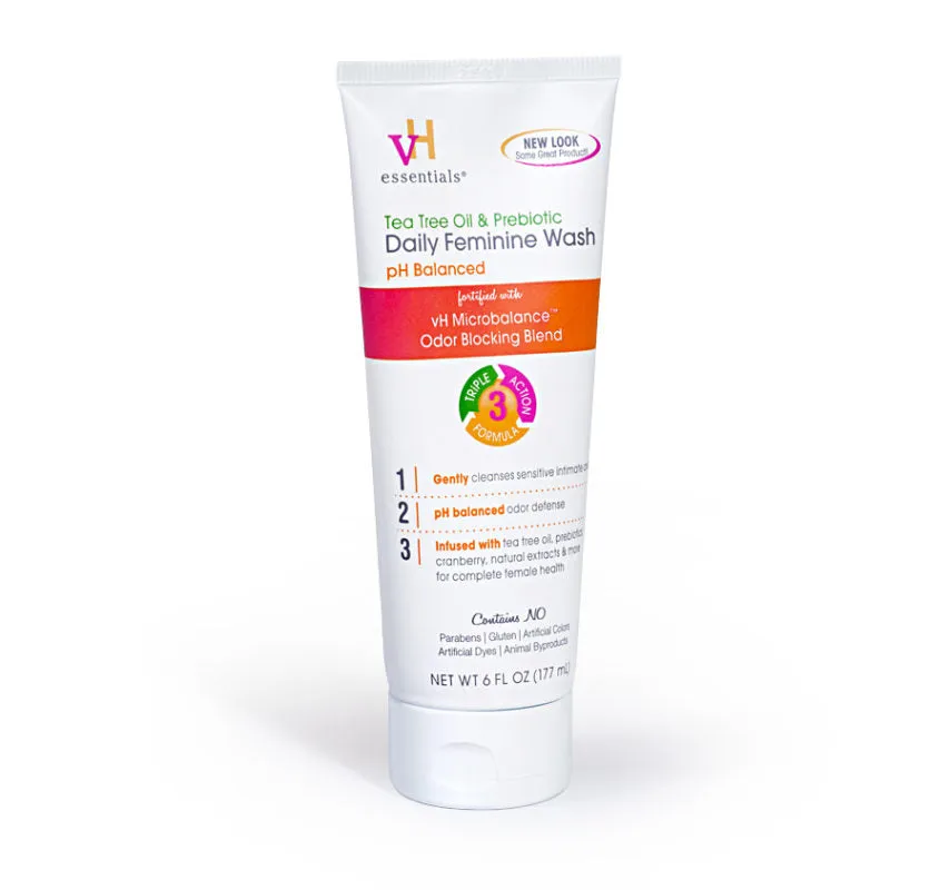 VH ESSENTIALS - Tea Tree & Prebiotic Feminine Wash - 6 fl oz (117 ml)