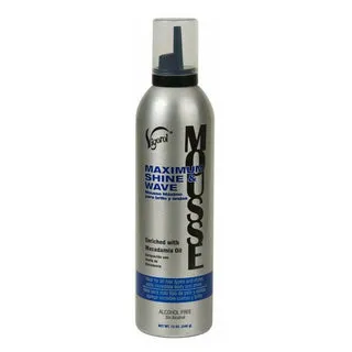 Vigorol Maximum Shine & Wave Mousse (12oz)