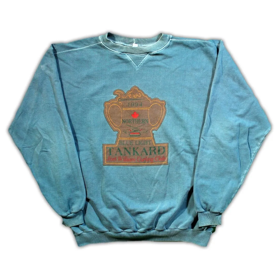 Vintage ‘94 Northern Blue Light Curling Club Crewneck (L)