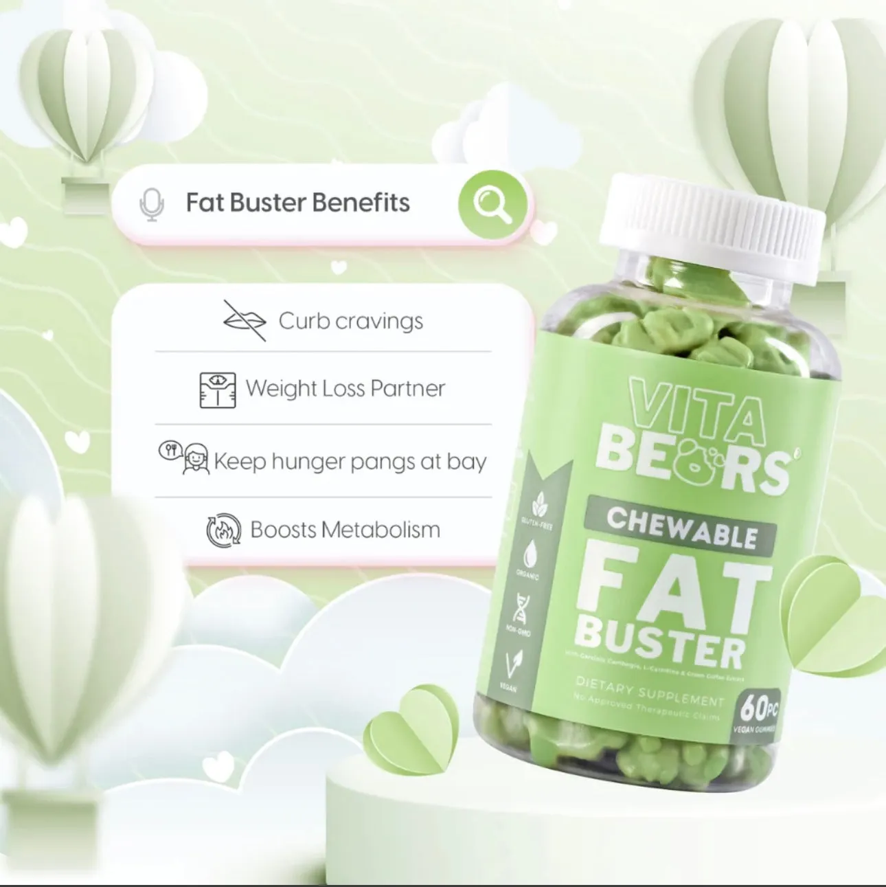Vita Bears - FAT BUSTER ( Green )
