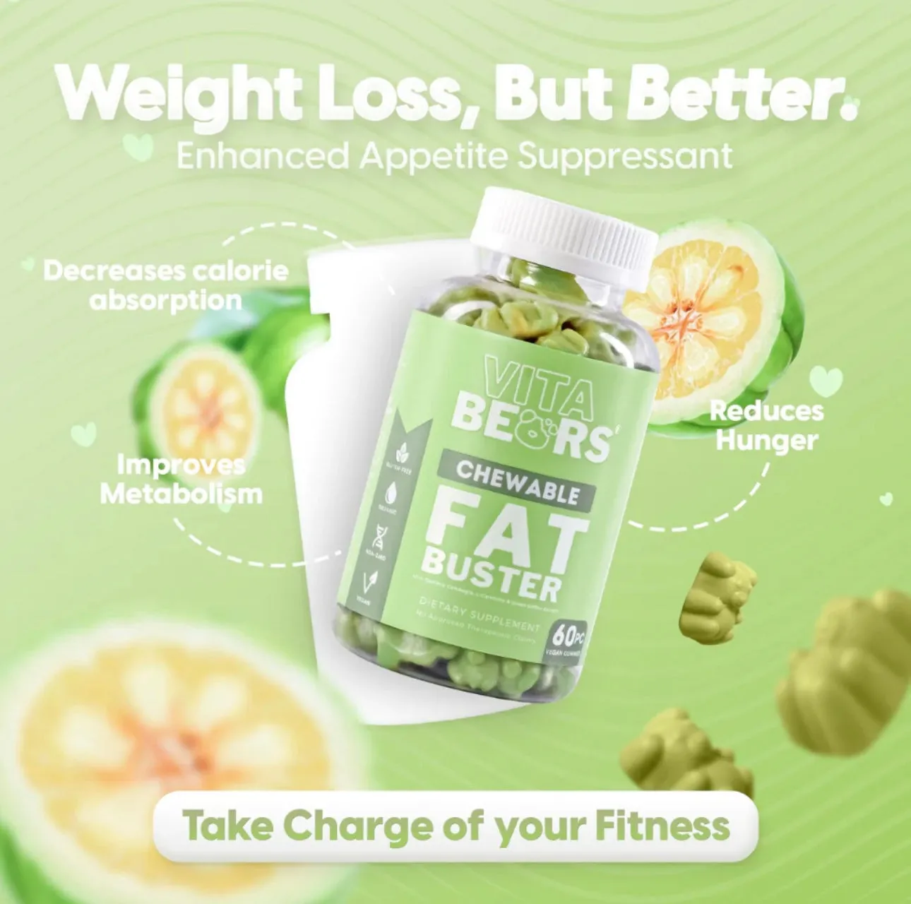 Vita Bears - FAT BUSTER ( Green )