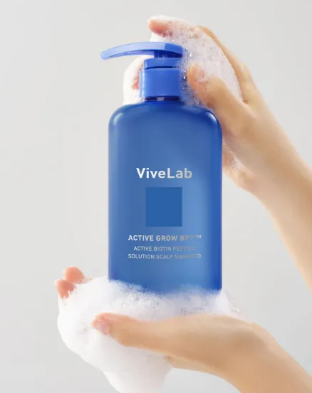 ViveLab Active Biotin Peptide Solution Scalp Shampoo 550ml Anti-Hair Loss