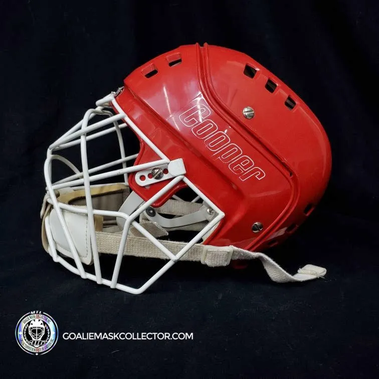 VLADISLAV TRETIAK SIGNED GOALIE MASK TEAM RUSSIA COOPER SK-600 AUTOGRAPHED AS EDITION