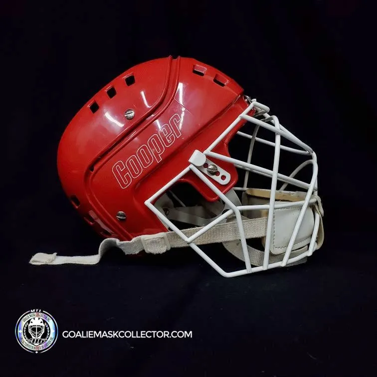 VLADISLAV TRETIAK SIGNED GOALIE MASK TEAM RUSSIA COOPER SK-600 AUTOGRAPHED AS EDITION