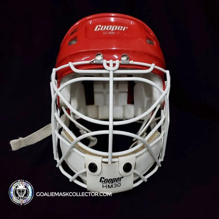 VLADISLAV TRETIAK SIGNED GOALIE MASK TEAM RUSSIA COOPER SK-600 AUTOGRAPHED AS EDITION