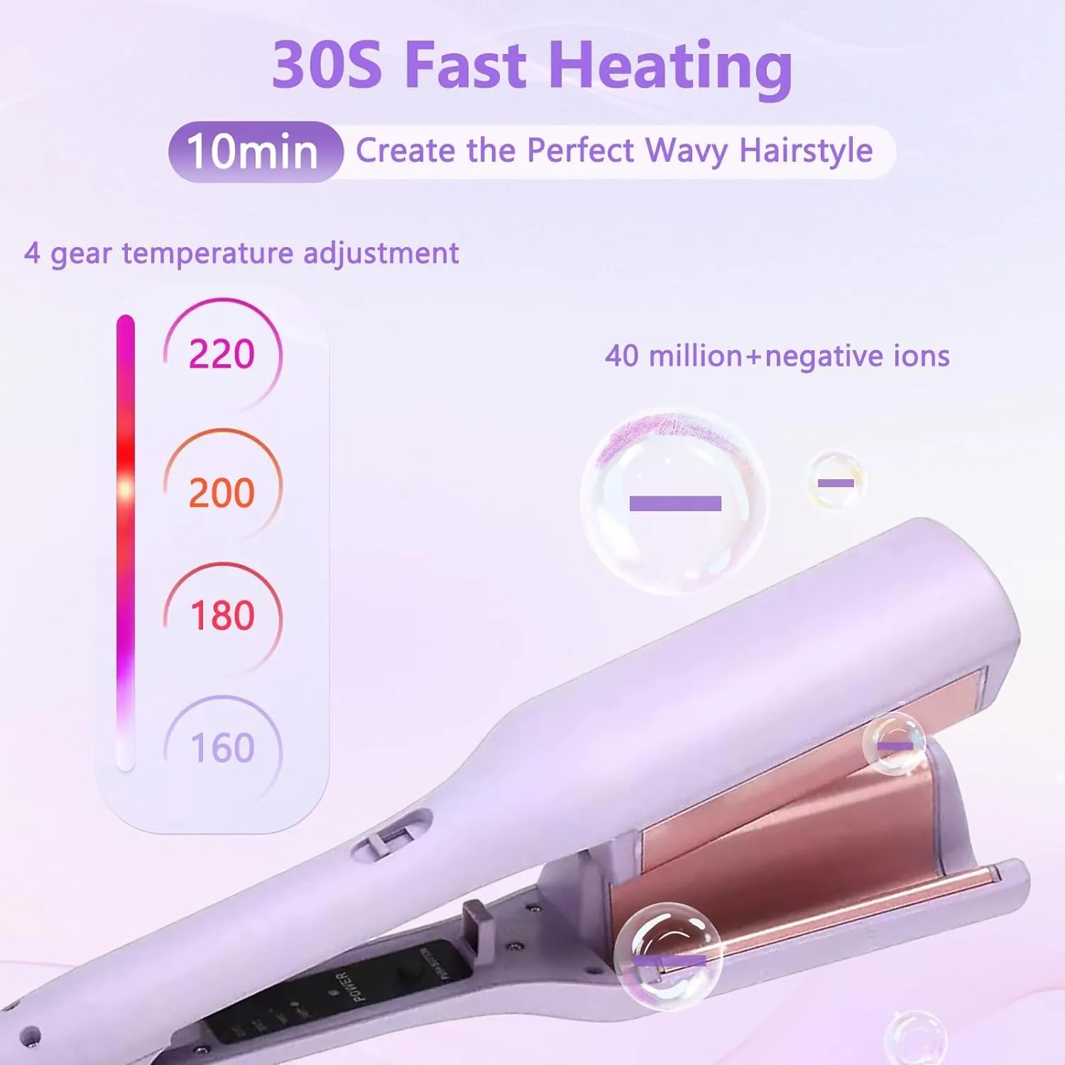 WavePro: Wave Barrel Curling Iron