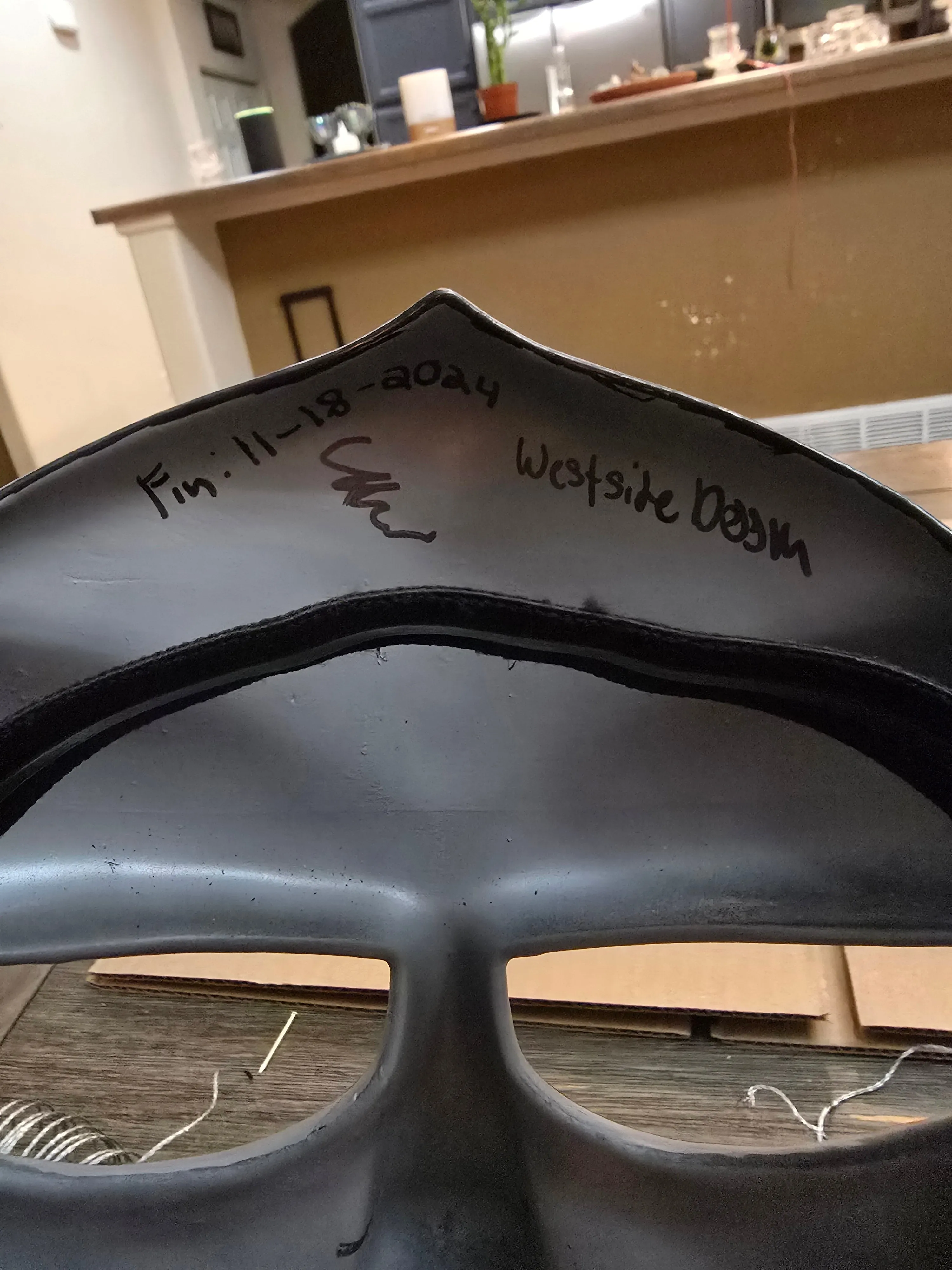 WestsideDOOM Metal Face Villain Mask 1 of 1 Display and Wearable Mask