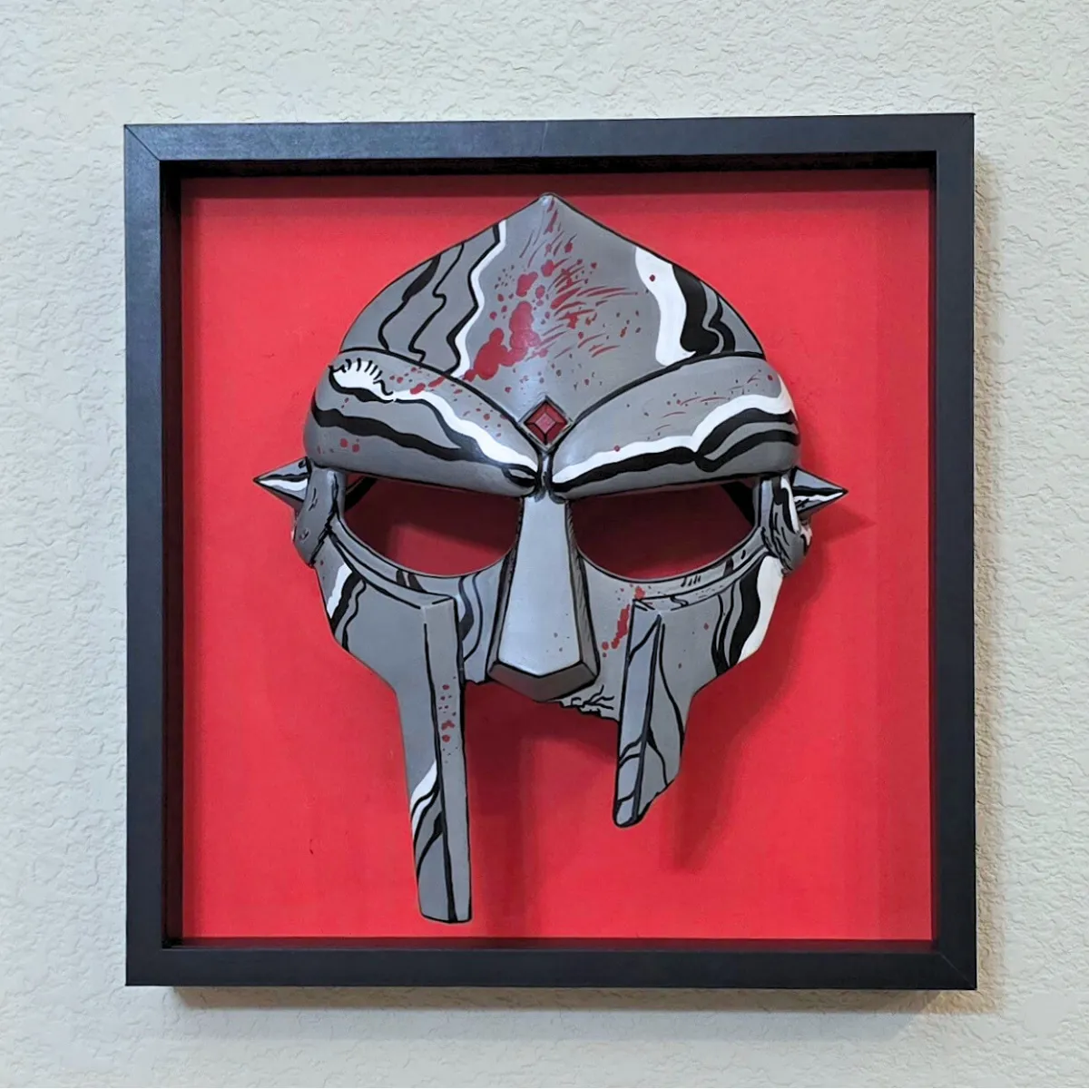 WestsideDOOM Metal Face Villain Mask 1 of 1 Display and Wearable Mask