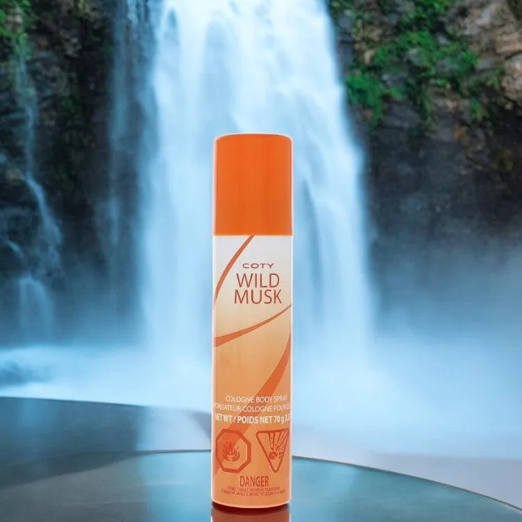 Wild Musk by Coty Cologne Body Spray